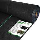 WAENLIR 5oz 5ft x250ft Heavy Duty Weed Barrier Landscape Fabric, Sturdy Weed Blocker Cover, Outdoor Gardening Weed Control Mat