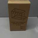 DEKAVA Cabinet, 2 Pack Under Sink Organizer, 2 Tier Sliding Bathroom Kitchen Organizer, Large White ABS Baskets, Easy Install & Clean, White