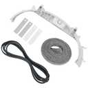 2025 New WE49X20697 WE3M26 Dryer Front Bearing kit by Puxyblue for G-E Hot-Point Dryer Includes WE3M26 Top Bearing WE9M30 Drum Felt WE12M29 Drive Belt WE1M1067 Bearing Slides WE1M504 Glide Slides