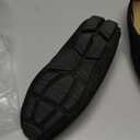 DADAWEN Toddler Little Kid Boys Girls Soft Suede Leather Slip On Penny Loafer Dress Shoes Moccasin Flat Boat Shoes Wedding Church Oxford (Black)