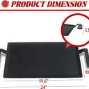 Carbon Steel Griddle Induction Compatible Stove top, Grill Griddle, Open flame,Gas Stove Top