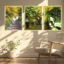 Kennethan Picture Frame, Wall Gallery Poster Frames, Horizontal or Vertical Wall Mounting (Gold, 16x24-3 Pack)
