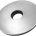 MECCANIXITY Bonded Sealing Washers 25x6.3x2.8mm Stainless Steel EPDM Rubber Backed Screw Gasket, Pack of 50