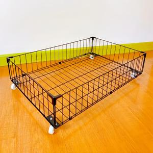 4 Pack Larger Under Bed Storage With Wheels,Rolling Under Bed Drawer,Under Bed Shoes Storage,Open Design, Large capacity,Suitable For Various Storage, 24"D x 15.5"W x 7"H