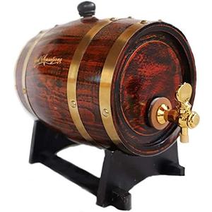 LUXURY Premium OAK Aged Sensations (3 Liter) Home Whiskey Barrel Dispenser for Liquor, Wine, Spirits, and Beer! Holds ENTIRE Bottle/Handle LUXURY Premium OAK Aged Sensations (3 Liter) Home Whiskey Barrel Dispenser for Liquor, Wine, Spirits, and Beer! Holds ENTIRE Bottle/Handle