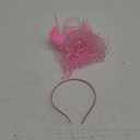 Fascinators Hats Clip Hat Wedding Cocktail Fascinators Tea Party Headwear for Women Pink