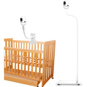 Upgraded Baby Monitor Floor Stand Holder with Wheels, Safety Floor Stand Holder with Baby Monitor mount, Keep Away Baby from Touching, Compatible with Infant Optics DXR-8 Pro, Nanit Pro, Motorola,VAVA