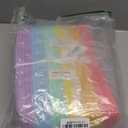 Cotton Rope Storage Basket, 15x10x9 Inches, Woven Basket for Shelves, Clothes, Towels, Books, and Laundry, Rainbow (1 Pack)