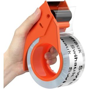 1.88 in x 66.6 YDs Clear Heavy Duty Packing Tape with Dispenser, Strong & Durable Shipping Tape, Packaging Tape, Packing Tape Dispenser for Packing Boxes, Moving Supplies, Shipping and Mailing