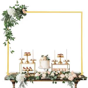 Over The Table Rod Stand with Clamps Adjustable 33"- 98'' Length 33"- 47" Height, Metal Table Balloon Arch Stand for Birthday Wedding Baby Shower Anniversary Christmas Garden Arbors