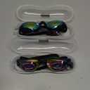 Aegend Swim Goggles for Kids Youth 3-14 Anti-Fog Anti-UV Comfort Fit Goggles for Swimming (Aqua & A-bright Rose)