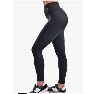 CompressionZ Women's Compression Leggings High Waisted Performance Shaping Gym, Pilates, Travel, Yoga, Workout Pants, XL