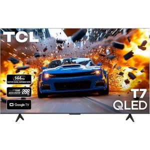 TCL 65 Inch Class T7 Series | 4K QLED HDR | 65T7, 2025 Model | 120HZ-144HZ High Brightness Smart Google TV Dolby Atmos Audio | Voice Remote Alexa Gaming Streaming Television