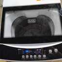 BLACK+DECKER Small Portable Washer, Washing Machine for Household Use, Portable Washer 2.0 Cu. Ft. with 6 Cycles, Transparent Lid & LED Display