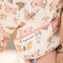 Tiny Twinkle Long Sleeve Bib for Babies & Toddlers | Waterproof Smock Bib for Eating | Machine Washable & Mess-Proof Feeding Essentials | Newborn Shower Gift (Flutter, 624M)