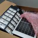 Gefolly SL-3600W Solar Street Lights Outdoor, 360000LM Commercial Parking Lot Light Dusk to Dawn, 6500K Security Flood Motion Sensor Light for Basketball Court, Road, Garden