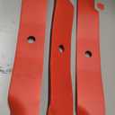 MAXPRO Mower Blades Fit for John Deere 60" Deck Lawnmower 737 757 4210 4310 Replaces M131958 M144196 M163983 TCU15881 (M128485)