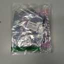 Lilosy Sexy Eyelash Underwire Floral Lace Sheer O Ring Linked Cutout Lingerie Set 2 Piece (Black)