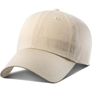 GADIEMKENSD Extra Curved Brim Baseball Cap, Unstructured Design, Premium Cotton, Unisex