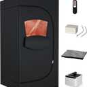 TOREAD 2024 Portable Steam Sauna for Home, Personal Full Body Sauna Tent with 2.6L 1000W Steamer, Foldable Home Spa Sauna for Relaxation, Gym, Yoga(Oxford Fabric, Easy Setup, Compact Design) (35.5*35.5*63 inches)