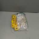 Sucrain 2pcs Flower Hippie Headband Floral Crown Summer Sunflower Hair Accessories for 70 s Bohemian Costumes Style for Women (White+Yellow)