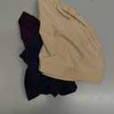 Vanity Fair womens Seamless Underwear, Light Smoothing, No Pinch No Show (7, Hi Cut - 3 Pack - Beige/Red/Blue)