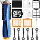 Replacement Parts Compatible with Shark AI AV2501S AV2511AE AV2501AE RV2502AE RV2610WA AV2510AOUS RV2520AOUS Robot Vacuum Cleaner, 1Main Brush, 2 motor pre-filters, 2Foam Filters, 6Side Brushes