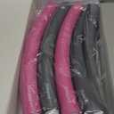 5lb Exercise Hoops for Adults, 40in Large Adjustable Hoola Hoop, Weighted Hoop, Fitness Hoop for Weight Loss, Abdominal Trainer Fitness Training, Fat Burning, Home Gym Core Workout