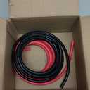 6 Gauge Marine Wire 6 AWG Marine Grade Wire Include 6 AWG 10FT Red & 10FT Black,6 Gauge Tinned Copper Boat Cable for Automotive Electrical Battery Speakers Solar Outdoor RV Camper Trailer