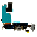SLRQVFZY Replacement for fits Flex Cable Char Port Mic Headphone Jack Antenna for Apple iPhone 6 Plus Gray