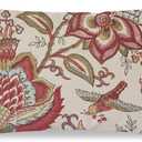 Vintage Floral Lumbar Decorative Throw Pillow Cover 12x20 Inch Peony Flower Chinoiserie Beige Outdoor Cottagecore Grandmillennial Spring Fall Decor Cushion Cases Decorations for Home Couch Floral Paisley