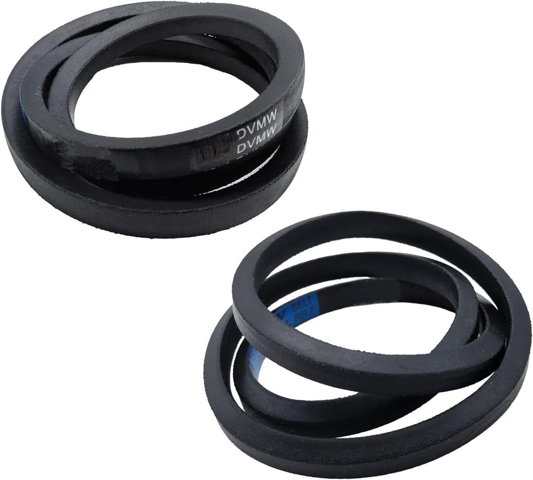 754-04195 954-04195A 1/2" x 37" Auger Drive Belt for Snow Throwers  Compatible with MTD, Troy-Bilt, Cub Cadet, Craftsman, Yard Man, Yard Machines Snow Blowers,Replaces 754-04195A 954-04195A2/Pack