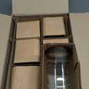 Amber Rim 14 oz Drinking Glasses (set of 6), Recycled Glass, Lead-free, Toxin-Free (Drinking)