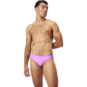 Speedo Men's Swimsuit Brief PowerFlex Eco Solar (38, Neon Violet)