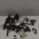 KAMOTA Privacy Door Levers, 4 Pack Matte Black Door Handles Bed and Bath Door Locks Interior Keyless Locksets, Left and Right Hand Reversible