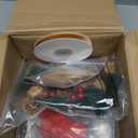 Sieral 9 Sets Vanilla Extract Bottles Clear Swing Top Glass Bottles for Gift Giving Homemade Vanilla Extract Jar Funnel Rope Labels for New Year Brewing Oil Beer Tea DIY Supply(Round,4 oz)