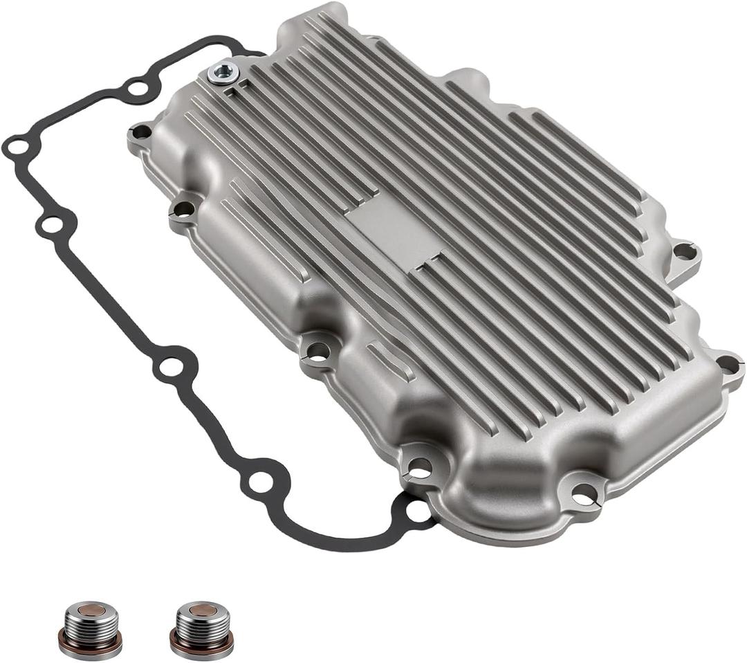 Upgraded 264-864 Aluminum Engine Oil Pan with Magnetic Drain Plug & Gasket Compatible with INFINITI Q50 2016 2017 2018 2019 2020 2021 2022 Q60 2017 2018 2019 2020 2021 2022 3.0L V6