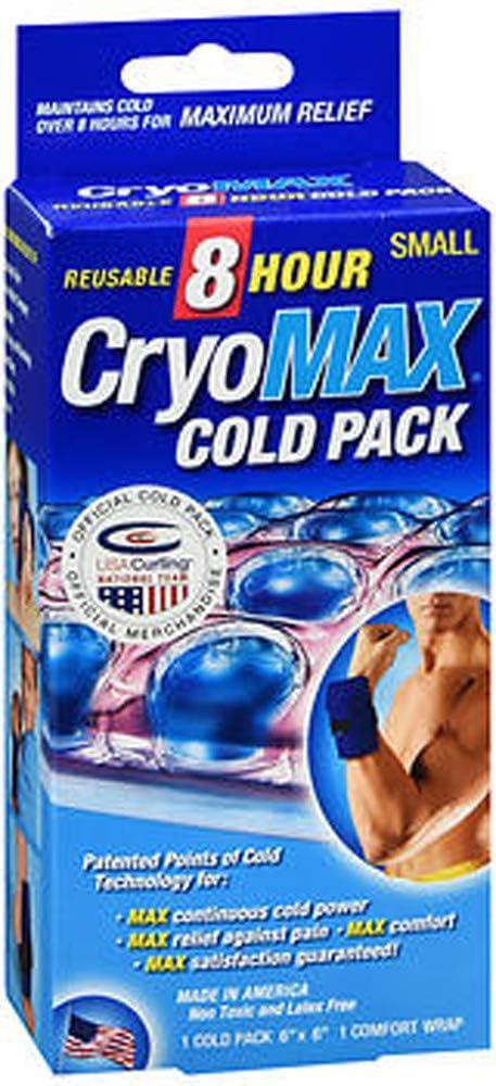 Cryo-Max Cold Pack, Small Universal / 6 x 6 inch by Cara Cryo-Max Cold Pack, Small Universal / 6 x 6 inch by Cara