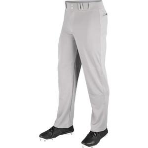 Champro Boys' MVP Open Bottom Relaxed Fit Baseball Pants (Gray, M)