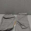 2-Pack Pillow Cover Case for Sleep Yoga Knee Pillow (Grey)