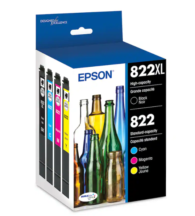 Ink Cartridge for 812XL T812XL T822 812 XL WF-3820 WF-3823 WF-4820 WF-4830 WF-4834(1SET(5PC))