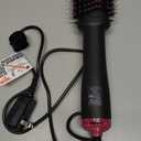 4-in-1 Hair Dryer Brush - Blow Dryer and Styler in One, Hot Air Brush with Oval Barrel for Volumizing, Suitable for All Hair Types,Red Christmas Gifts Red