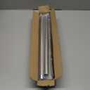 AmazerBath Nickel Spring Tension Shower Curtain Rod 31-75 Inches, 1 Inch Diameter Heavy Duty Tension Rod Rust Proof Bathroom Curtain Rod, Adjustable No Drill Easy Segmented Installation