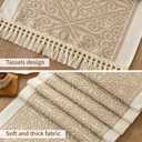 Table Runners 119 Inches,Waterproof Boho Table Runner with Tassel Fringe,Table Runner for Party Coffee Table