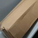 JONATHAN Y UMB1004C Horizon 6.5 ft. Classic MidCentury Scalloped Fringe Market Beach Umbrella with Push-Button Tilt, Wind Vent and UV Protection, and Matching Carry Bag in Cream/White, White Pole