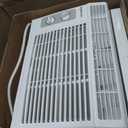 Amazon Basics 5000-BTU Window Air Conditioner with Quiet Operation, Up to 150 Sqf, Cool and Fan Functions, Washable Filter, Adjustable Window Kit, Intuitive Mechanical Controls, for Small Room, White