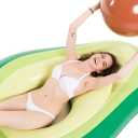 Jasonwell Inflatable Avocado Pool Float Floatie with Ball Water Fun Large Blow Up Summer Beach Swimming Floaty Party Toys Lounge Raft for Adults (XL)