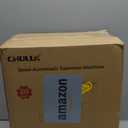 CHULUX Slim Espresso Machine with Milk Frother, 20 Bar Professional Italian Pump Espresso Coffee Machine for Home Cappuccino & Latte Maker, Stainless Steel, Silver