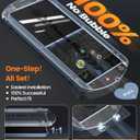 iGluz Privacy PET Screen Protector for Samsung Galaxy S25 Edge 6.7" (2 Pack),Ultra-Thin Flexible Film with 0.02s Sensitive Fingerprint Unlock,Easy-Install Alignment Tray,Case-Friendly & Shatter-Proof