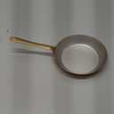 Mauviel M'Heritage 200 B 2mm Polished Copper & Stainless Steel 2-Piece Frying Pan Set With Brass Handles, Made In France